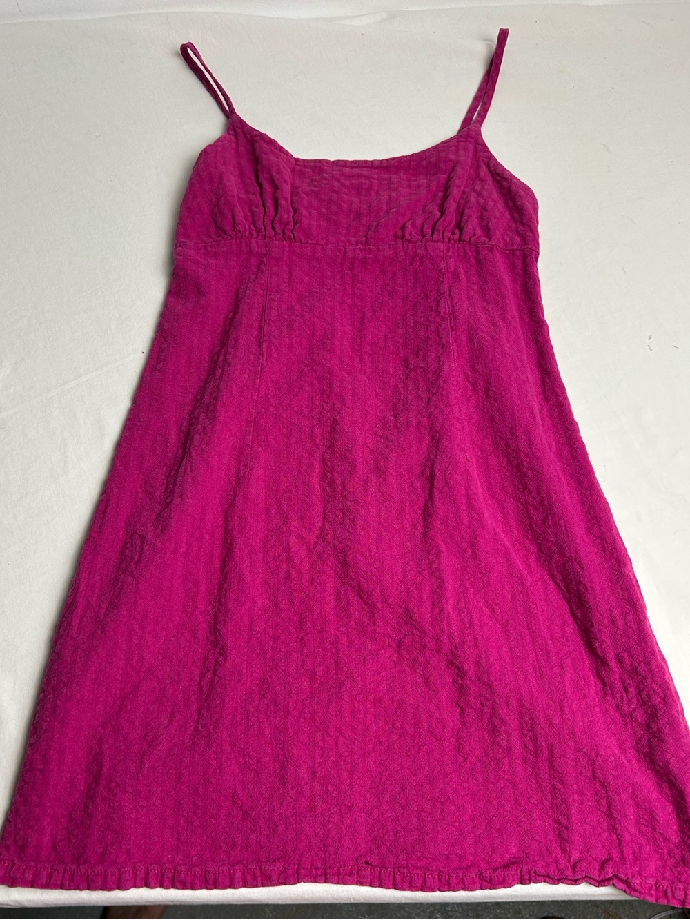 Fuchsia Spaghetti Strap Slip Dress small
